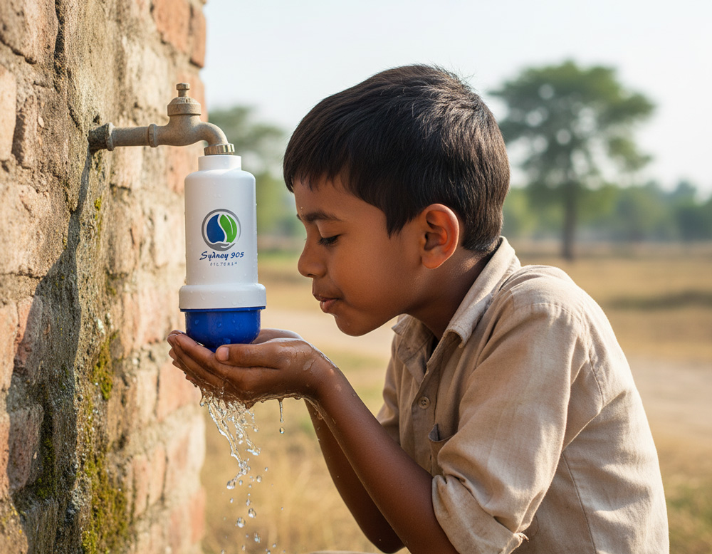 good for better boy gets fresh clean filtered water from a tap
